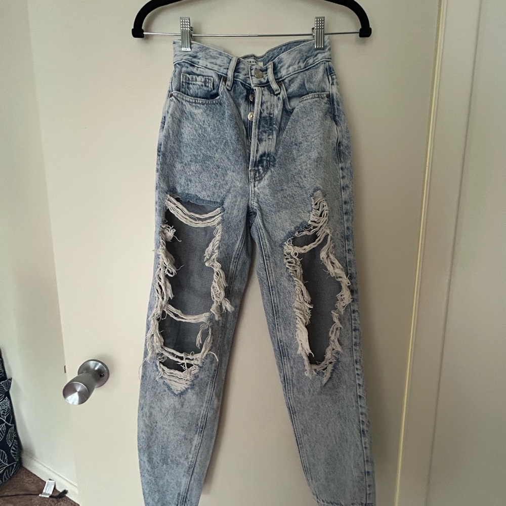 PacSun Ultra High Rise Slim Jeans - Blue